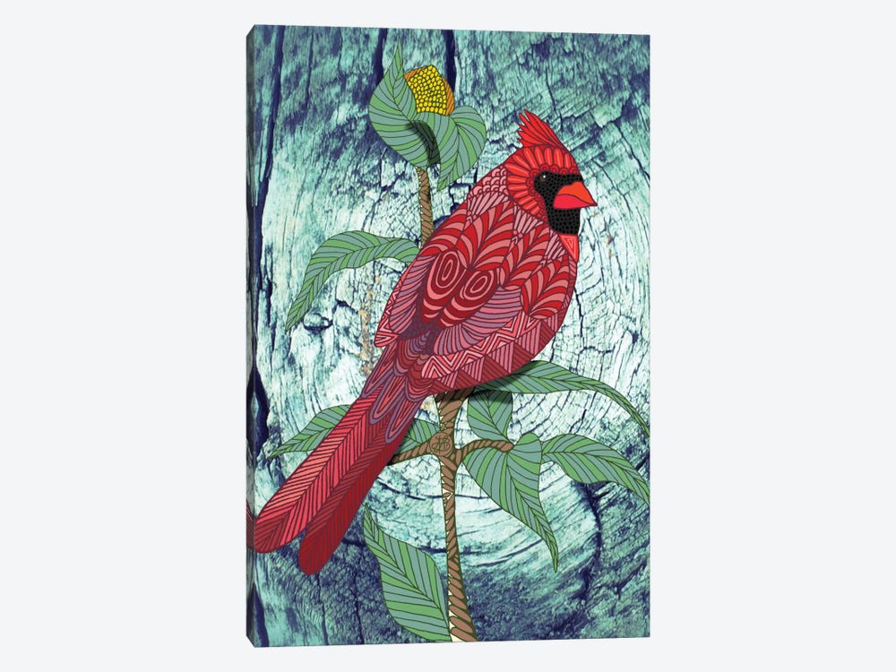 Virginia Cardinal by Angelika Parker 1-piece Canvas Art Print