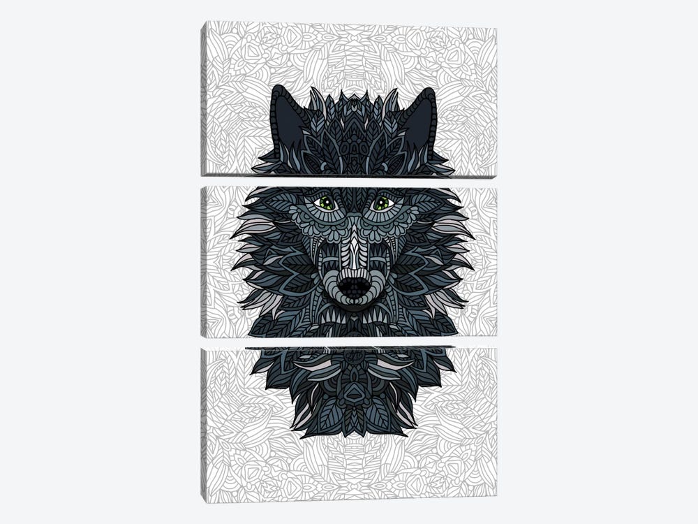 Wolf by Angelika Parker 3-piece Art Print