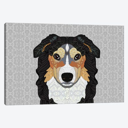 Zecke - Mountain Dog Canvas Print #ANG107} by Angelika Parker Canvas Artwork