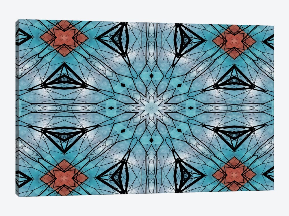 Blue Star Mandala by Angelika Parker 1-piece Canvas Print