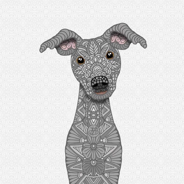 Italian Greyhounds: Blue Iggy by Angelika Parker