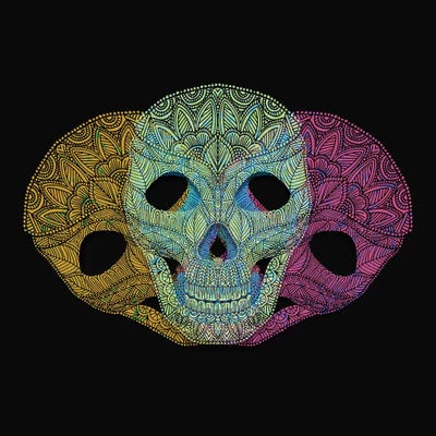 Colorful Skulls by Angelika Parker canvas print