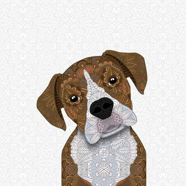 Boxers: Fawn Boxer, White Snout by Angelika Parker