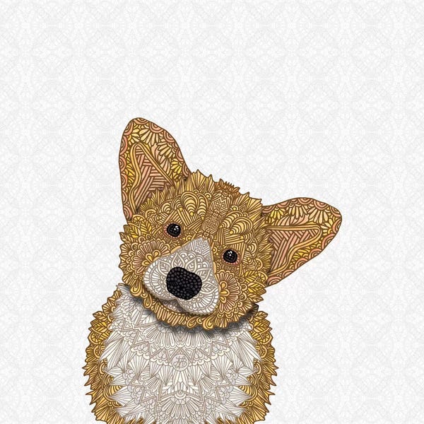 Corgis: Fawn Corgi by Angelika Parker