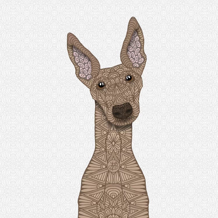 Fawn Greyhound by Angelika Parker wall art