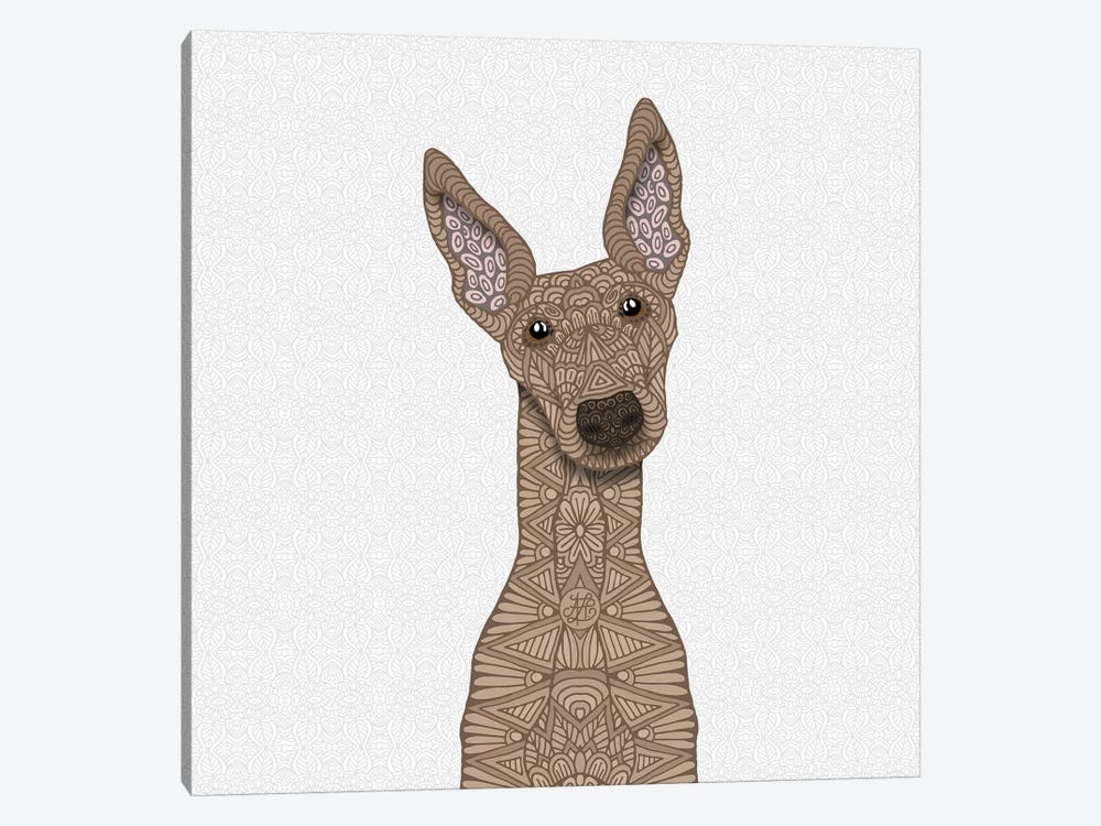 Fawn Greyhound by Angelika Parker 1-piece Art Print