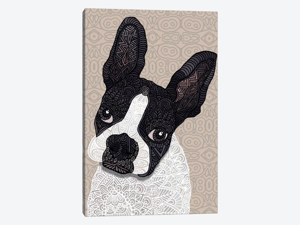 Bosten Terrier by Angelika Parker 1-piece Canvas Art Print