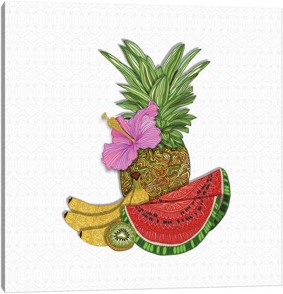 Fruit Salad Canvas Art Print - Hibiscus Art