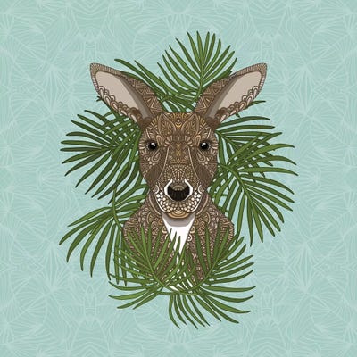 Kangaroo by Angelika Parker multi panel art