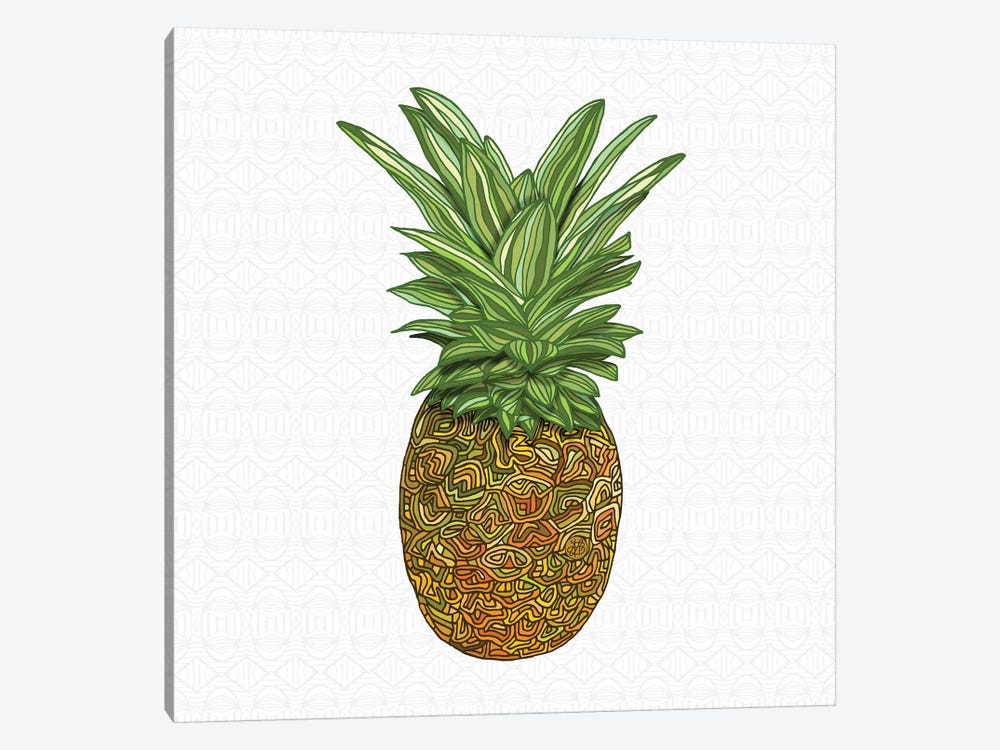 Pineapple by Angelika Parker 1-piece Canvas Wall Art