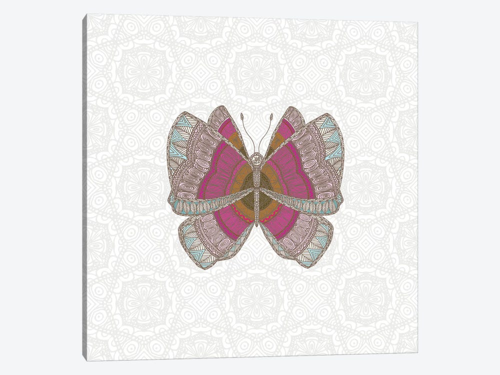 Pink Butterfly by Angelika Parker 1-piece Canvas Print