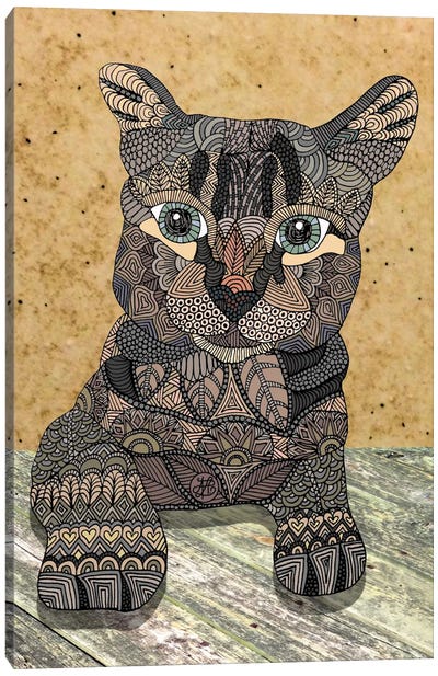 Cat Canvas Art Print - Angelika Parker