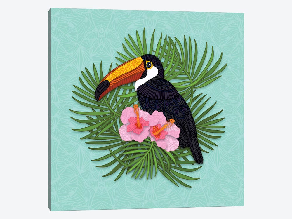 Toucan Summer by Angelika Parker 1-piece Canvas Artwork