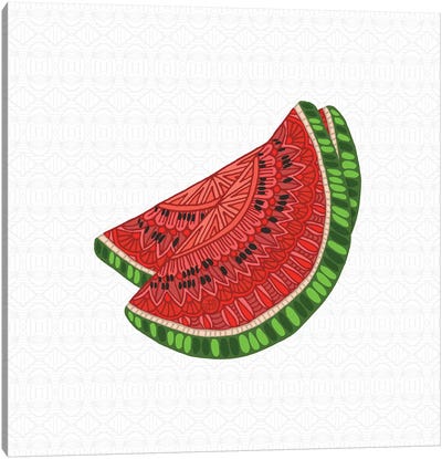 Watermelon Canvas Art Print - Melon Art