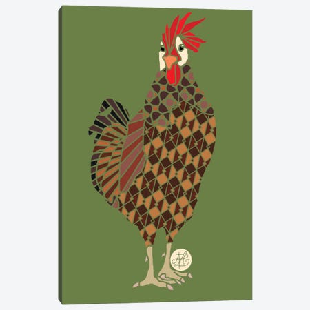 Chicken Canvas Print #ANG17} by Angelika Parker Canvas Art Print