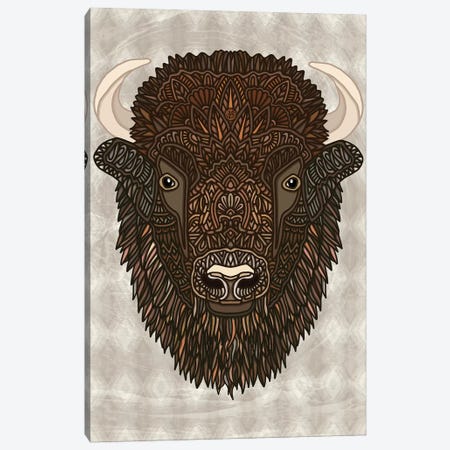Bison Canvas Print #ANG183} by Angelika Parker Canvas Print