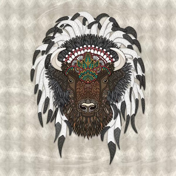 Bison & Buffaloes: Native Bison by Angelika Parker