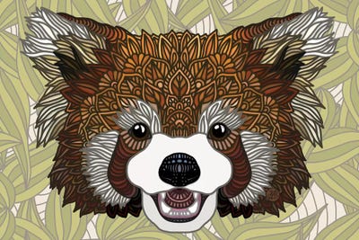 Red Panda by Angelika Parker multi panel art