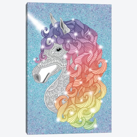 Unicorn Canvas Print #ANG198} by Angelika Parker Canvas Art