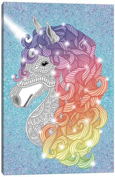 Unicorn Canvas Art Print - Unicorn Art
