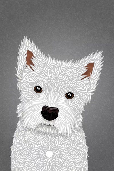 West Highland Terrier by Angelika Parker canvas print