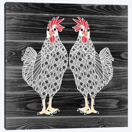 Chicks Canvas Print #ANG19} by Angelika Parker Canvas Art