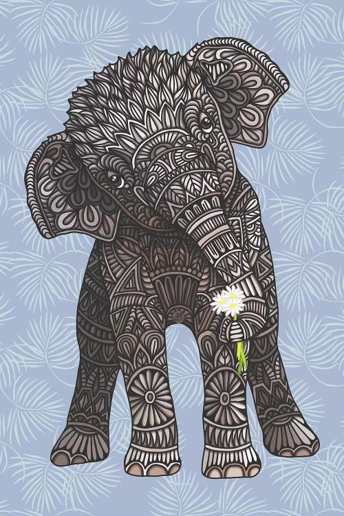 Baby Elephant - Blue