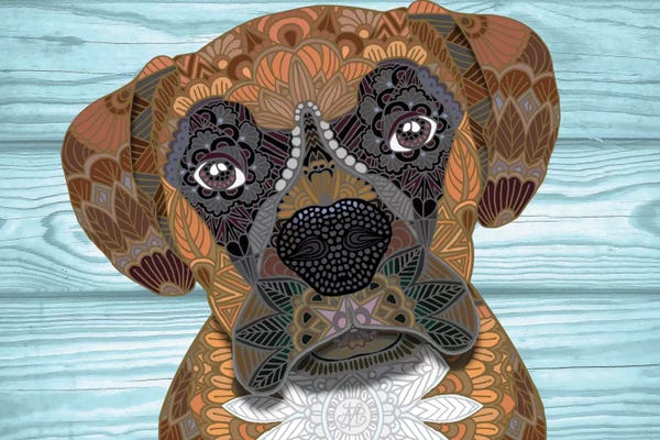 Boxers: Cute Boxer by Angelika Parker