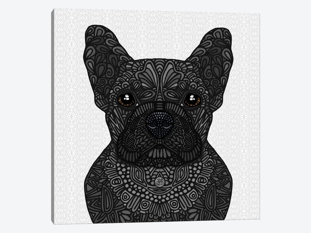 Black Frenchie by Angelika Parker 1-piece Canvas Art