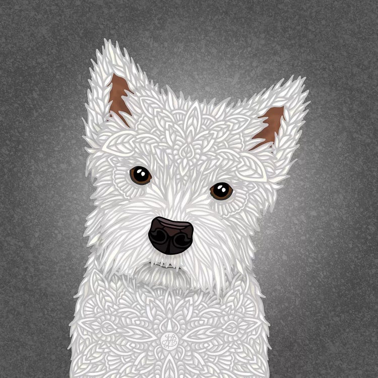 West Highland Terrier by Angelika Parker wall art