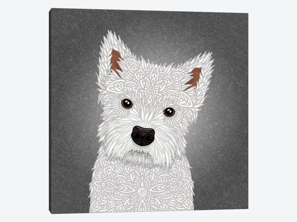 West Highland Terrier by Angelika Parker 1-piece Canvas Print