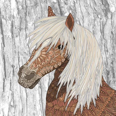 Nickerson - Haflinger Horse by Angelika Parker canvas print