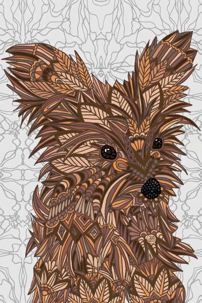 Terriers: Cute Yorkie by Angelika Parker