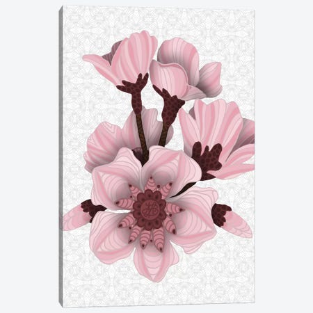 Cherry Blossoms - Light Canvas Print #ANG241} by Angelika Parker Canvas Wall Art