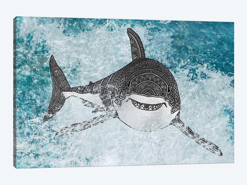 Shark by Angelika Parker 1-piece Canvas Wall Art