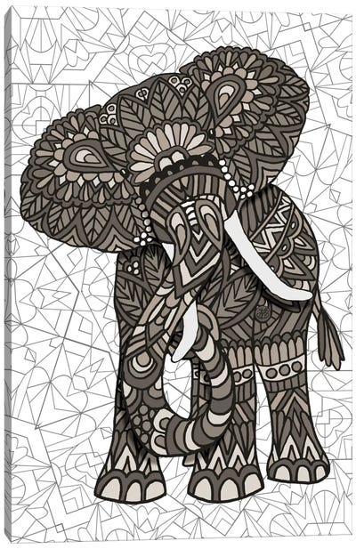 Elephant Canvas Art Print - Angelika Parker