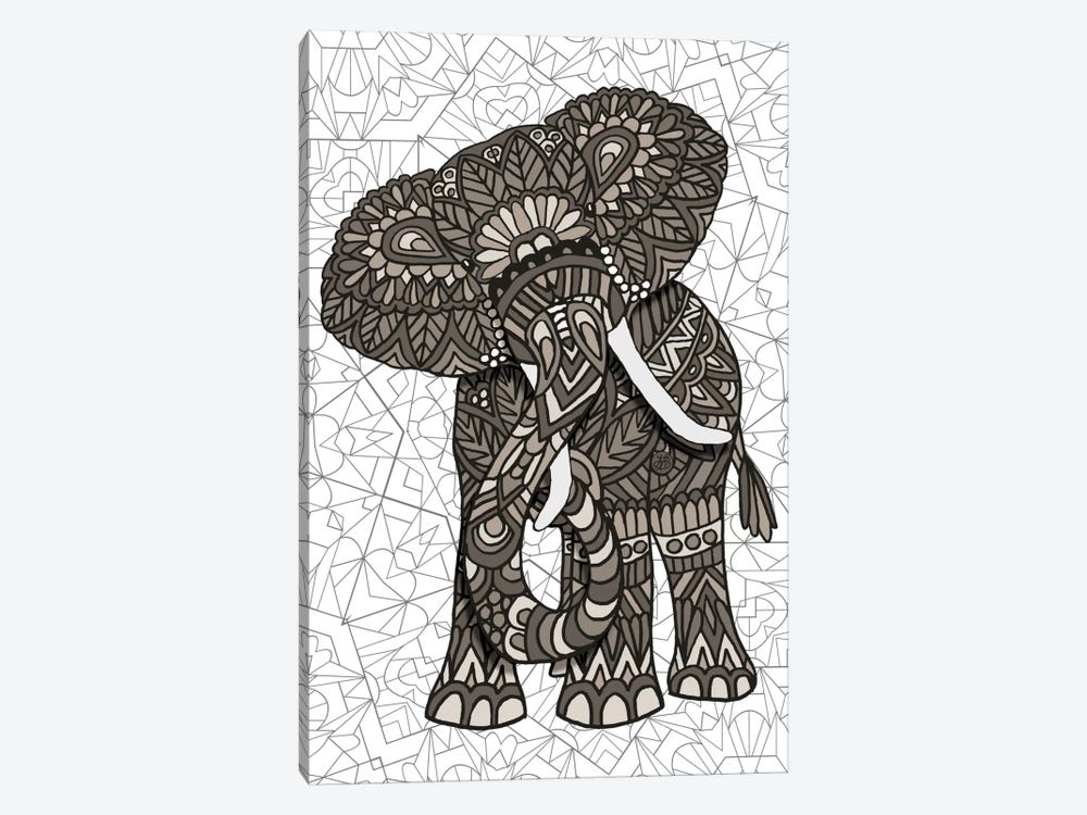 Elephant by Angelika Parker 1-piece Canvas Art Print