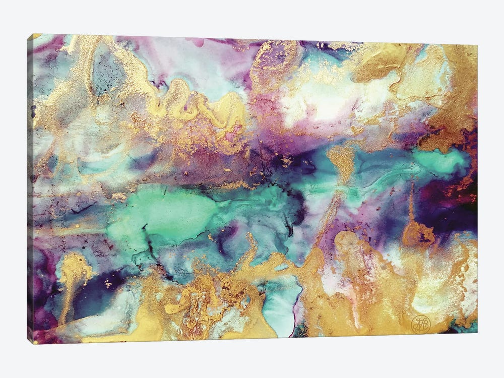 Liquid Gold by Angelika Parker 1-piece Canvas Art