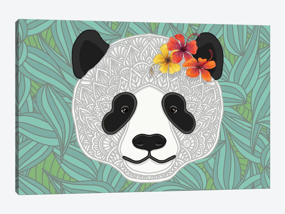Tropical Panda by Angelika Parker 1-piece Canvas Print