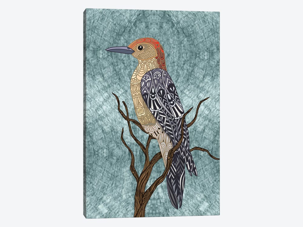Woodpecker Bird by Angelika Parker 1-piece Canvas Art Print