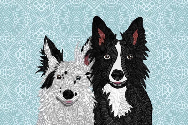 Border Collies: Envy & Zain by Angelika Parker