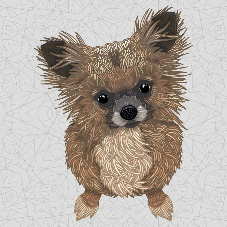 Boo - white by Angelika Parker wall art