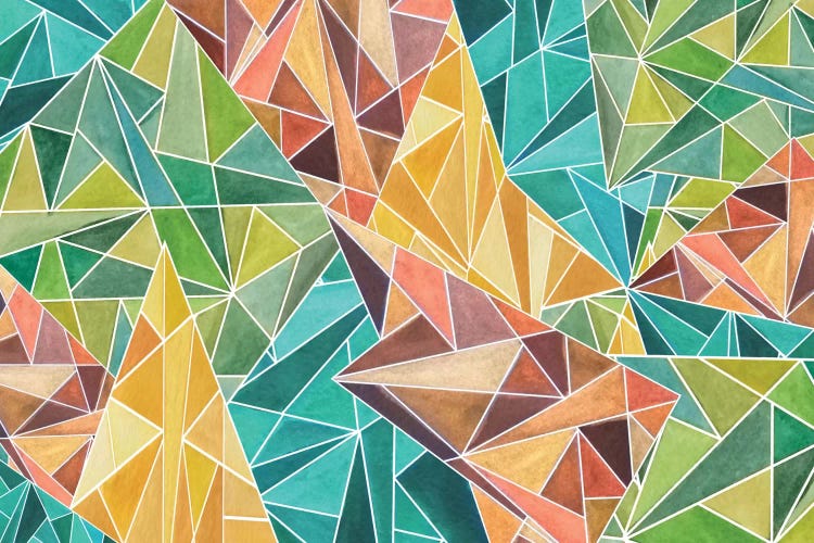 Fall Into Triangles by Angelika Parker wall art