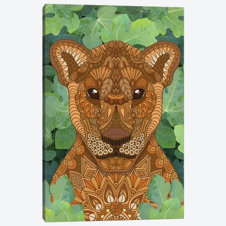 Lioness Queen Canvas Print #ANG280} by Angelika Parker Canvas Art