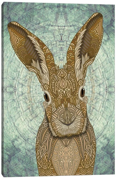 Ornate Bunny Canvas Art Print - Angelika Parker
