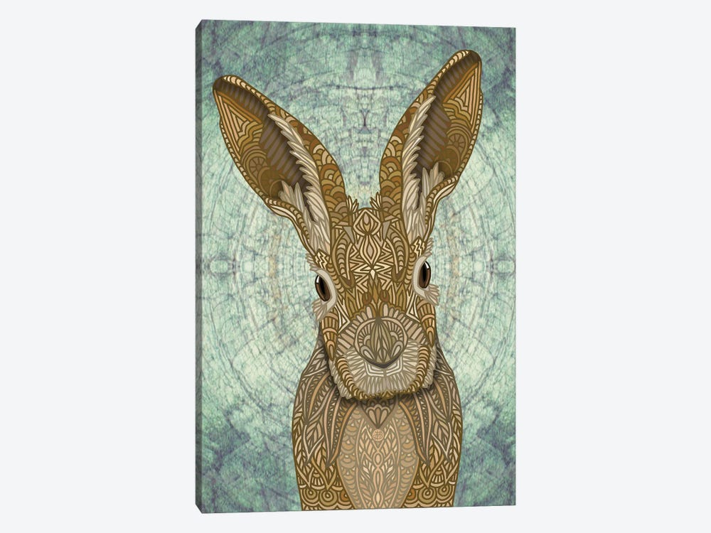 Ornate Bunny by Angelika Parker 1-piece Canvas Print