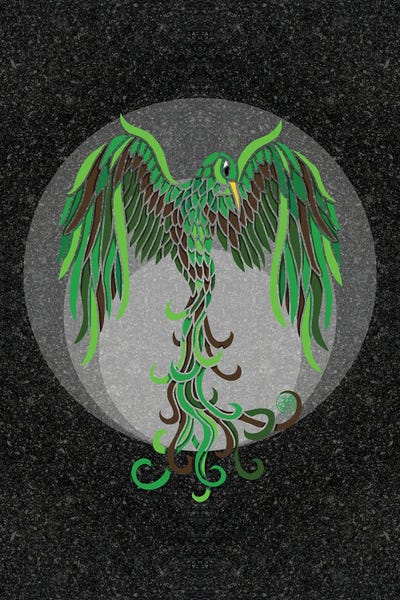 Earth Phoenix by Angelika Parker canvas print