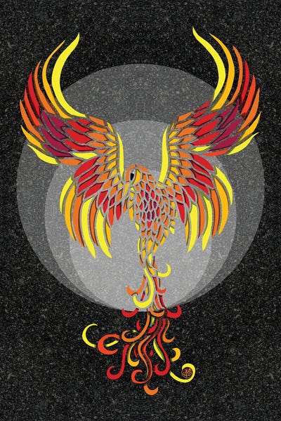 Fire Phoenix by Angelika Parker canvas print