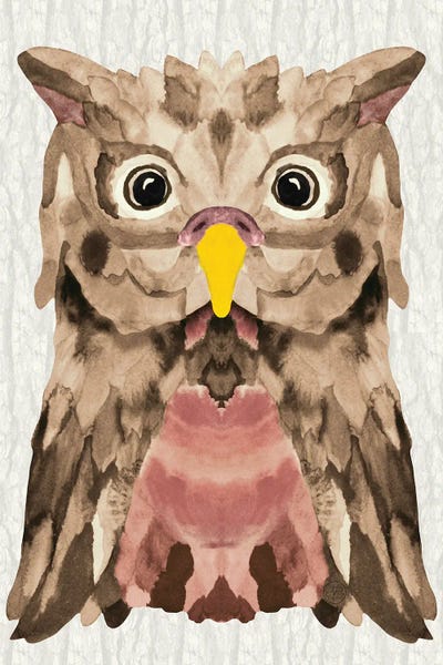 Mocha Owl by Angelika Parker canvas print