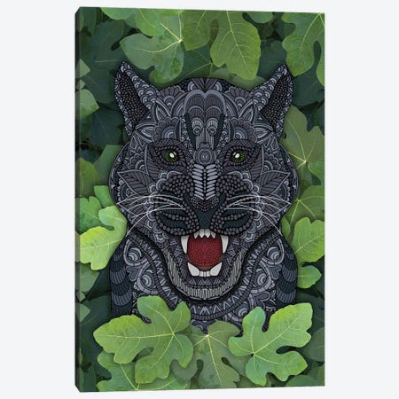Jungle Panther Canvas Print #ANG295} by Angelika Parker Canvas Art